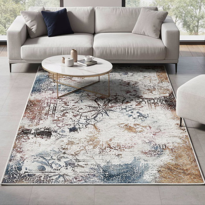 Conceptum Els - E - 2 Alfombra de Terciopelo Multicolor 160 x 230 cm